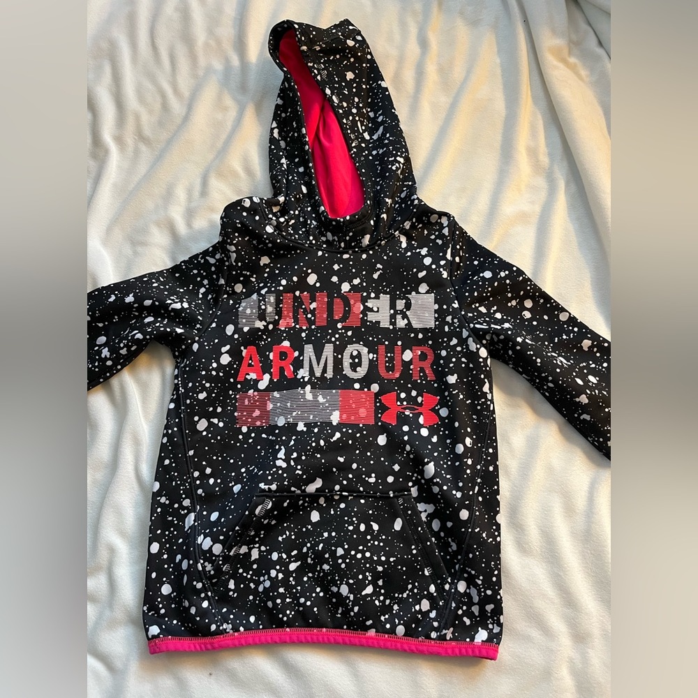 UA high neck hoodie